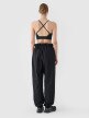 mini: Damskie spodnie oversize parachute 4F 4FRSS24TTROF1330 - czarne (2)
