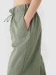 mini: Damskie spodnie parachute casual 4F 4FRSS24TTROF1330 - oliwkowe (5)