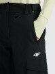 mini: Damskie spodnie snowboardowe 4F 4FWAW25TFTRF1220 - czarne (4)