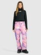 mini: Damskie spodnie snowboardowe 4F 4FWAW25TFTRF1220 - multikolor (7)
