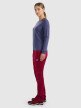 mini: Damskie spodnie softshellowe 4F 4FRAW25TFTRF1236 - czerwone (3)
