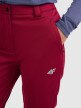 mini: Damskie spodnie softshellowe 4F 4FRAW25TFTRF1236 - czerwone (4)