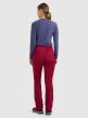 mini: Damskie spodnie softshellowe 4F 4FRAW25TFTRF1236 - czerwone (10)