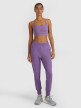 Damskie spodnie treningowe 4F 4FWAW25TFTRF0934 - fioletowe