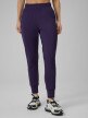 mini: Damskie spodnie treningowe 4F 4FWSS26TFTRF1074 - fioletowe (2)
