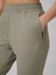 mini: Damskie spodnie treningowe 4F 4FWSS26TFTRF1074 - khaki (4)