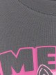 Dziewczęcy longsleeve z nadrukiem 4F 4FJRAW25TLONF591 - szary