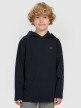 Chłopięcy longsleeve z kapturem 4F 4FJRAW25TLONM610 - czarny