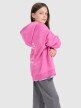 mini: Dziewczęca bluza nierozpinana z kapturem 4F 4FJRAW25TSWSF2439 - różowa (3)