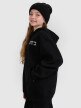 Dziewczęca bluza rozpinana z kapturem 4F 4FJRAW25TSWSF2516 - czarna