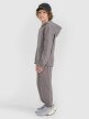 Chłopięca bluza rozpinana z kapturem 4F 4FJRAW25TSWSM2488 - szara