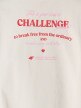 Dziewczęcy t-shirt oversize z nadrukiem 4F 4FJRAW25TTSHF3187 - biały