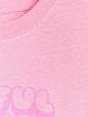 mini: Dziewczęcy t-shirt oversize z nadrukiem 4F 4FJRAW25TTSHF3197 - różowy (7)