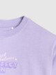 mini: Dziewczęcy t-shirt oversize z nadrukiem 4F 4FJRAW25TTSHF3200 - fioletowy (8)