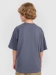 Chłopięcy t-shirt oversize z nadrukiem 4F 4FJRAW25TTSHM3209 - szary