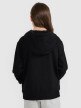 mini: Dziewczęca bluza nierozpinana z kapturem 4F 4FJRMM00TSWSF2465 - czarna (5)