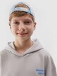 Chłopięca bluza nierozpinana z kapturem 4F 4FJRSS24TSWSM1301 - szara