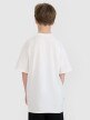 Chłopięcy t-shirt z nadrukiem 4F 4FJRSS25TTSHM2640 - biały