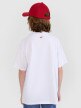 Chłopięcy t-shirt z nadrukiem 4F 4FJRSS25TTSHM2819 - biały