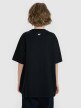 Chłopięcy t-shirt z nadrukiem 4F 4FJRSS25TTSHM2819 - czarny