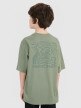 Chłopięcy t-shirt z nadrukiem 4FJRSS25TTSHM2866 - zielony 