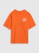 Chłopięcy t-shirt z nadrukiem 4FJRSS25TTSHM2866 - pomarańczowy