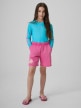 mini: Dziewczęcy longsleeve do pływania UPF50+ 4F 4FJRSS26TFLOF697 - niebieski (2)