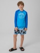 mini: Chłopięcy longsleeve do pływania UPF50+ 4F 4FJRSS26TFLOM665 - niebieski (2)