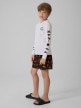 mini: Chłopięcy longsleeve do pływania UPF50+ 4F 4FJRSS26TFLOM696 - biały (3)