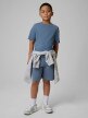  4F JUNIOR Chłopięce spodenki dresowe 4F 4FJRSS26TSHOM0866  denim Denim
