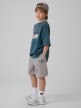 mini: Chłopięce spodenki dresowe 4F 4FJRSS26TSHOM0964 - szare (3)