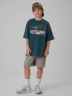 mini: Chłopięce spodenki dresowe 4F 4FJRSS26TSHOM0964 - szare (5)