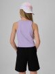 mini: Dziewczęcy crop top 4F 4FJRSS26TSLEF327 - fioletowy (4)