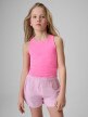 mini: Dziewczęcy crop top 4F 4FJRSS26TSLEF327 - różowy (1)