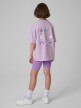 mini: Dziewczęce kolarki dzianinowe 4F 4FJRSS26TSTIF033 - fioletowe (6)