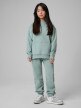 mini: Dziewczęca bluza nierozpinana z kapturem 4F 4FJRSS26TSWSF2716 - miętowa (5)