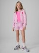 mini: Dziewczęca bluza rozpinana z kapturem 4F 4FJRSS26TSWSF2936 - różowa (6)