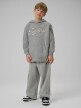 mini: Chłopięca bluza nierozpinana z kapturem 4F 4FJRSS26TSWSM2636 - szara (5)