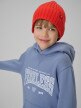 mini: Chłopięca bluza nierozpinana z kapturem 4F 4FJRSS26TSWSM2637 - denim (3)