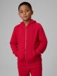  4F JUNIOR Chłopięca bluza rozpinana z kapturem 4F 4FJRSS26TSWSM2749  czerwona Czerwony
