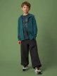 mini: Chłopięca bluza rozpinana z kapturem 4F 4FJRSS26TSWSM2825 - turkusowa (5)