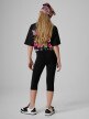 mini: Dziewczęce legginsy 3/4 4F 4FJRSS26TTIGF331 - czarne (6)