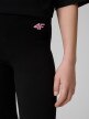 mini: Dziewczęce legginsy 3/4 4F 4FJRSS26TTIGF331 - czarne (4)