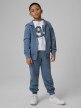 mini: Chłopięce spodnie dresowe joggery 4F 4FJRSS26TTROM1824 - denim (5)