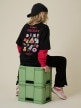 Obrazek dla: 4F JUNIOR Dziewczęcy tshirt z nadrukiem 4F 4FJRSS26TTSHF3680  czarny Czarny