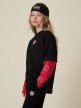 mini: Dziewczęcy t-shirt z nadrukiem 4F 4FJRSS26TTSHF3680 - czarny (3)