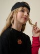 mini: Dziewczęcy t-shirt z nadrukiem 4F 4FJRSS26TTSHF3680 - czarny (4)