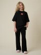 mini: Dziewczęcy t-shirt z nadrukiem 4F 4FJRSS26TTSHF3680 - czarny (5)