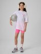 mini: Dziewczęcy t-shirt z nadrukiem 4F 4FJRSS26TTSHF3910 - biały (2)