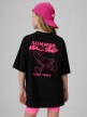 mini: Dziewczęcy t-shirt z nadrukiem 4F 4FJRSS26TTSHF3910 - czarny (4)